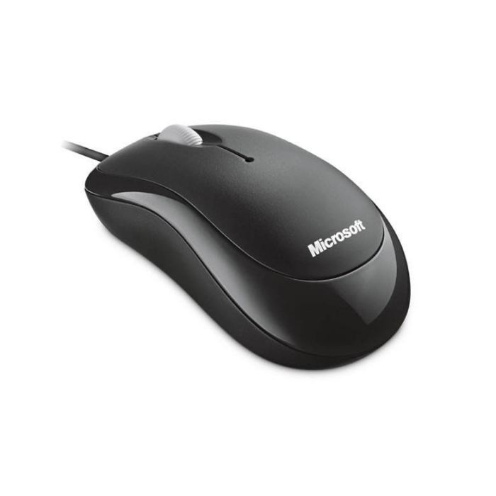 Microsoft Basic Optimal Mouse Souris Optique 3 Boutons Filaire Usb Noir