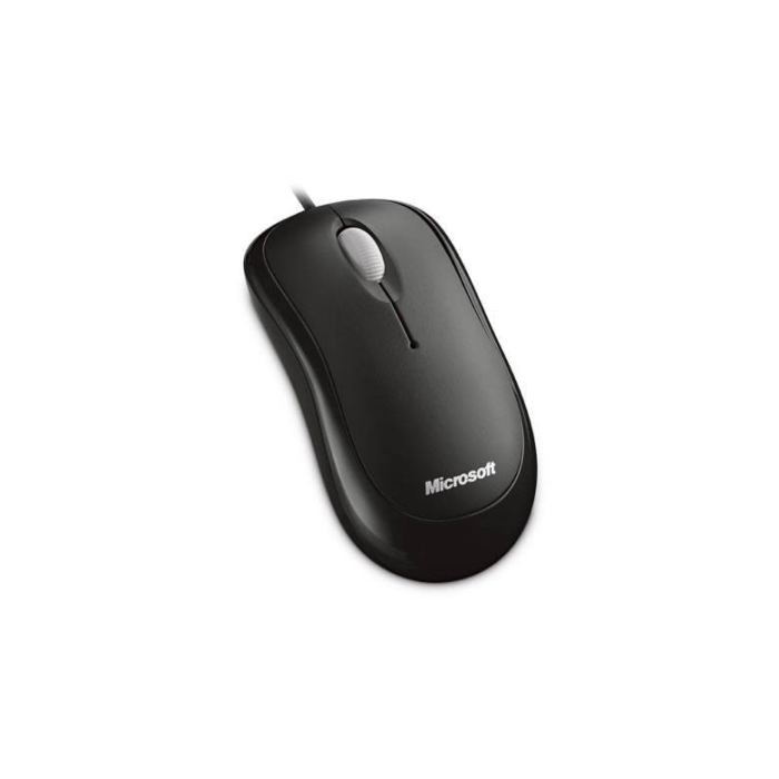 Microsoft Basic Optimal Mouse Souris Optique 3 Boutons Filaire Usb Noir