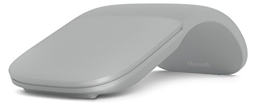 Microsoft Souris Surface Arc Mouse Optique 2 Boutons Sans Fil Bluetooth 40 Gris Clair