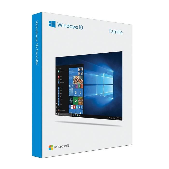 Microsoft Windows 10 Famille