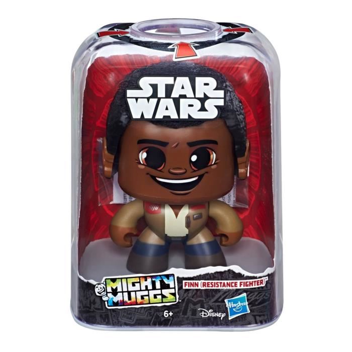 Figurine Mighty Muggs Star Wars - Finn (resistance Fighter) - 15cm - Collection De Personnages Miniatures