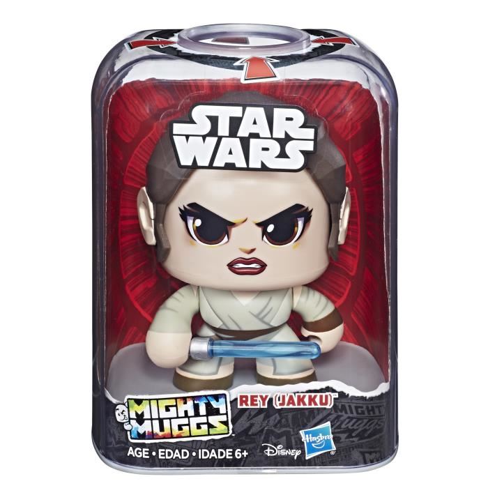 Figurine Mighty Muggs Star Wars - Rey (jakku) - 15cm - Collection De Personnages Miniatures