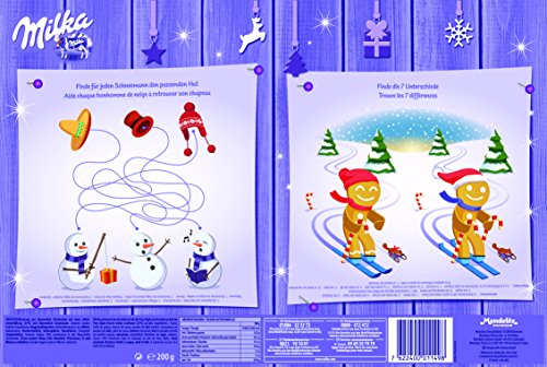 Milka Calendrier de l'Avent Noel 200g