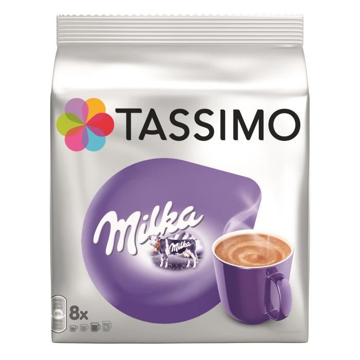 Tassimo Milka Chocolat En Dosettes X8 240g
