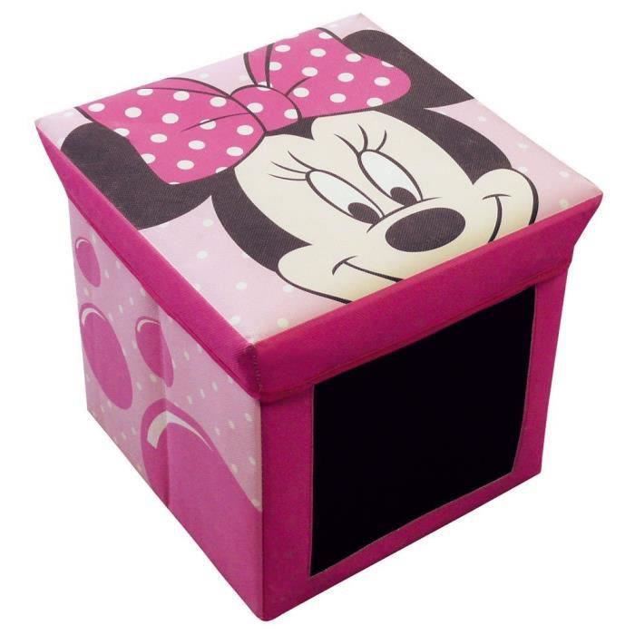 Fun House Disney Minnie Tabouret Rangement Ardoise Pour Enfant