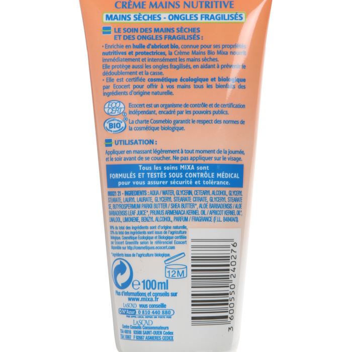 MIXA Creme Mains Bio 100ml (x1)