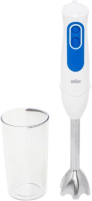 Mixeur Plongeant Braun Mq3000wh Smoothie Plus Pied Mixeur Blanc Et Bleu