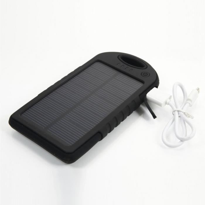 Batterie De Secours Solaire 5000 Mah