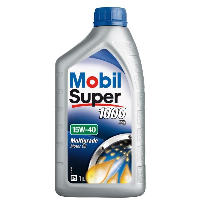 Mobil Huile Moteur Essence Minerale Super 1000 - 15w40 - 1l
