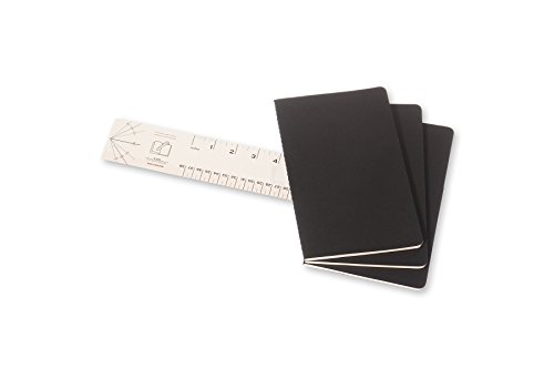 Cahier Blanc Grand Format Couv. Souple Carton Noir