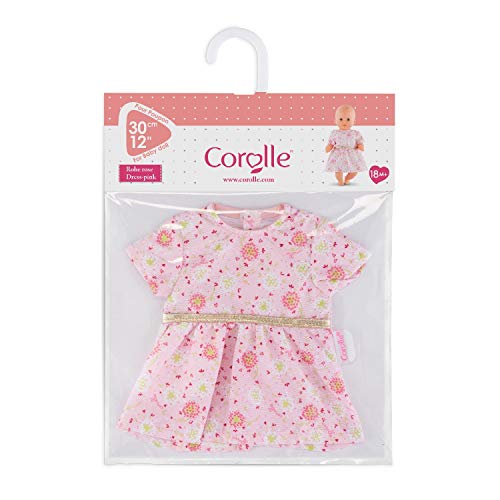 Robe Rose Pour Poupon 30cm - Corolle - Mon Premier Corolle - Fille - A Partir De 18 Mois