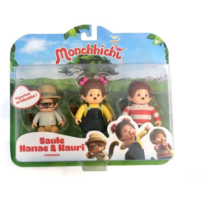 Monchhichi - Set De 3 Figurines ArticulÃ...