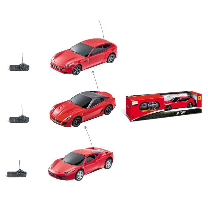 Voiture Radiocommandee Ferrari 1:32 - Assortiment 458 Italia / 599 Gto / Ff - Mondo