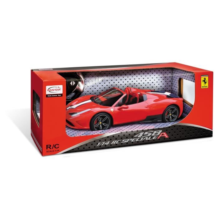 Voiture Telecommandee Ferrari Italia Spec 1:14 - Mondo Motors - Échelle 1:14 - Rouge - Interieur