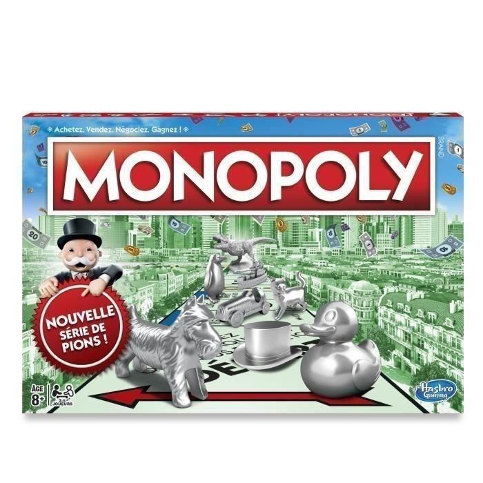 Monopoly - Jeu Pour La Famille Et Les Enfants - 2 A 6 joueurs - Des 8 ans - Inclut Des Cartes Choisies Par Le Public