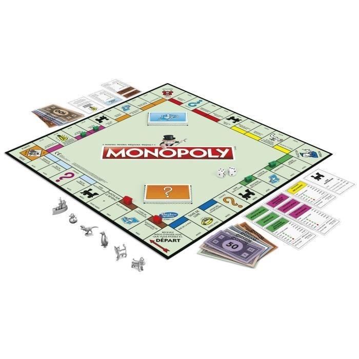 Monopoly - Jeu Pour La Famille Et Les Enfants - 2 A 6 joueurs - Des 8 ans - Inclut Des Cartes Choisies Par Le Public