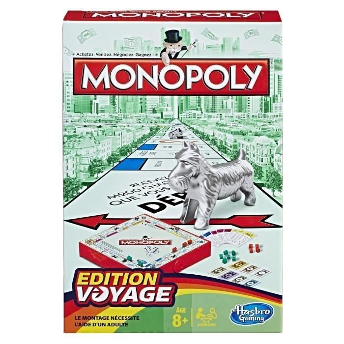 Monopoly Voyage - Jeu De Societe - B10 ....