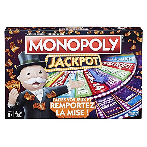 Monopoly Jackpot - Hasbro - Jeux De Plateau - Violet - Mixte - 8 Ans Et Plus