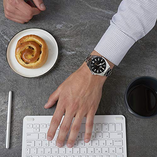 Montre En Acier Inoxydable Edifice Casio Gris Quartz Verre Mineral Analogique