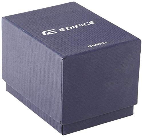 Montre En Acier Inoxydable Edifice Casio Gris Quartz Verre Mineral Analogique