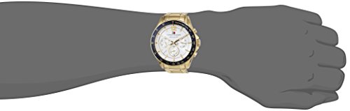 Montre Homme - Tommy Hilfiger - 1791121 - Acier Inoxydable - Cadran Émail Blanc - Multifonction