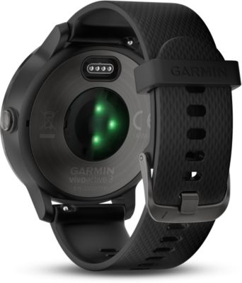 Garmin Vivoactive 3 Black Montre Connectee Gps Cardio - Noir / Gris