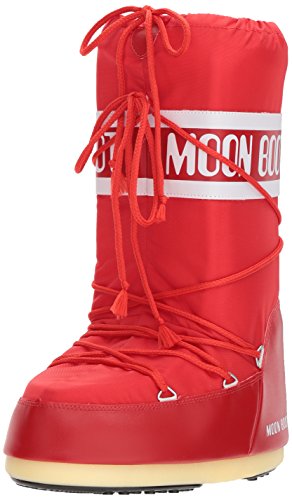 Moonboot - Bottes Apres-ski - Moon Boot Icon Nylon Red  - Taille 23-26 - Rouge