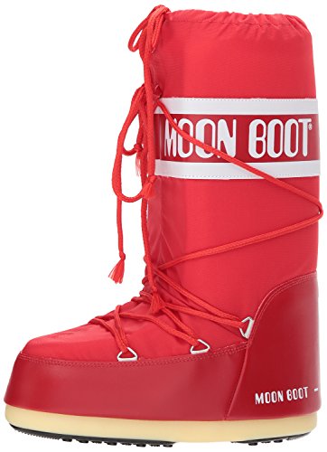 Moonboot - Bottes Apres-ski - Moon Boot Icon Nylon Red  - Taille 23-26 - Rouge