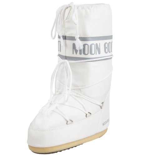 Moonboot - Bottes Apres-ski - Moon Boot Icon Nylon White Pour Femme - Taille 31-34 - Blanc