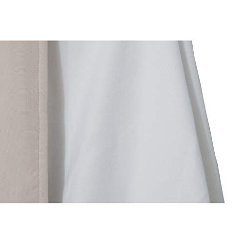 Rideau Phonique Occultant Et Thermique Moondream Gris Galet 140x260 Cm