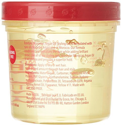 Moroccan Huile d'Argan Gel Coiffant 12 ...