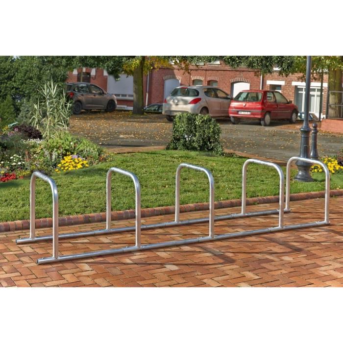 Support Velos En Ligne 5 Arceaux Pour 10 Velosmottez B882c5