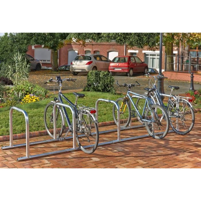 Support Velos En Ligne 5 Arceaux Pour 10 Velosmottez B882c5