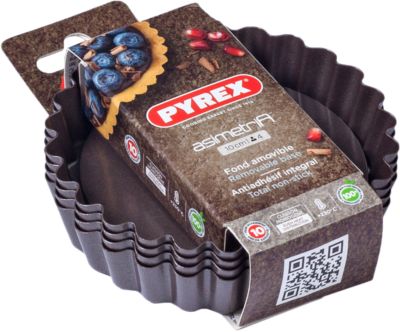 Pyrex Moule En Aluminium Pyrex Lot 4 Tartelettes Asimetria