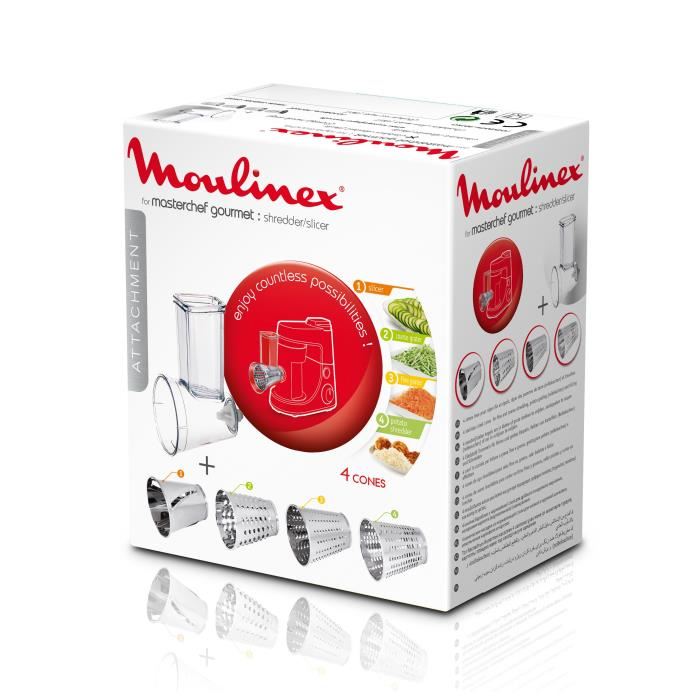 Moulinex Decoupe Legumes Pour Robot Masterchef Gourmet Xf6320b1