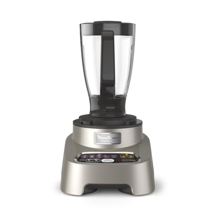 Robot Moulinex Double Force Fp826h10 - Puissant - Polyvalent - Bol 3l - Mixeur 125l