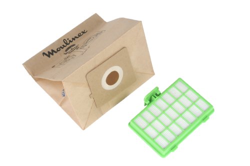 Sac Aspirateur Moulinex 10 Sacs Papier 1 Filtre Hepa H10 1 Microfiltre Compatible Aspirateur Moulinex Zelio