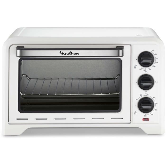 Moulinex Optimo Four Posable 19 L  3 Modes De Cuisson 1380 W Jusqu?a 240 °c Minuteur 120 Minutes Grille Reversible Ox441110