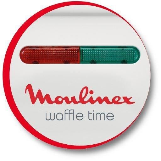 Moulinex Gaufrier Electrique Waffle Time Blanc Wj70112
