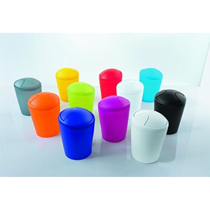 MOVE Poubelle 5L salle de bain 28x20x20 cm Bleu marine