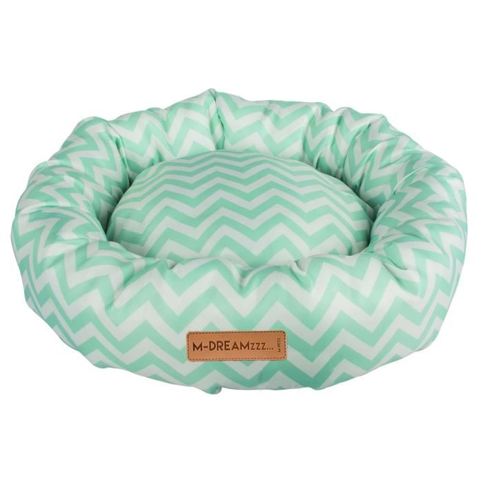 Mpets Coussin Tasmania Bleu Et Blanc Pour Chat