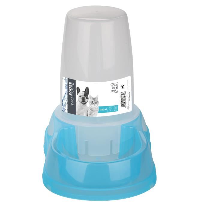 M-Pets Distributeur d'eau bleu 1500 ml