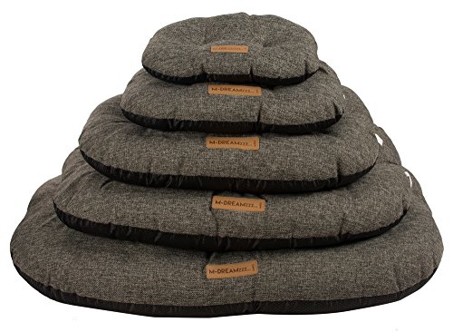 MPETS Coussin oval Oleron XXL - Gris anthracite - Pour chien