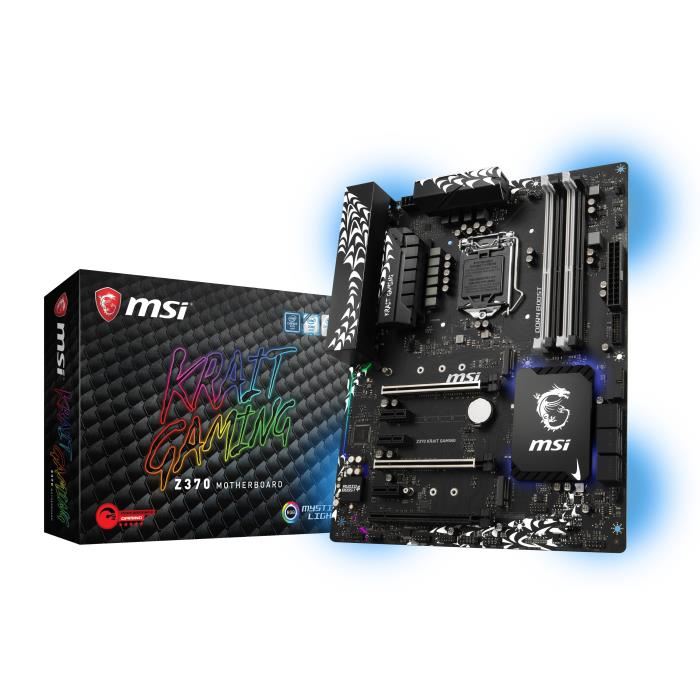 Carte Mere Msi Z370 Krait Gaming Z370lga11512017ddr4atx