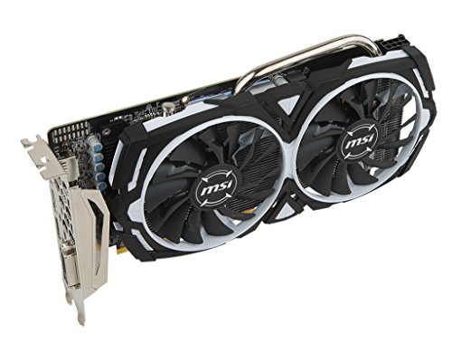 Msi Rx 570 Armor 8g Oc Carte Graphique Radeon Rx 570 8 Go Gddr5 Pcie 30 X16 Dvi Hdmi 3 X Displayport Noir Blanc