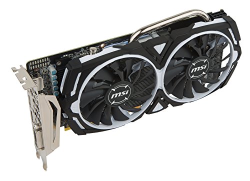 Msi Rx 570 Armor 8g Oc Carte Graphique Radeon Rx 570 8 Go Gddr5 Pcie 30 X16 Dvi Hdmi 3 X Displayport Noir Blanc