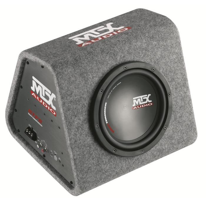Caisson De Grave Amplifie Mtx Audio Rtp8 120w Rms Subwoofer 20cm Telecommande Ebc