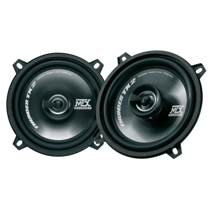 2 haut-parleurs MTX TX250C