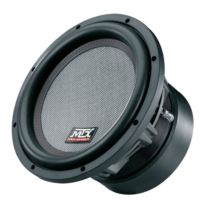 Mtx Tx812 Subwoofer Voiture Highend 30cm 1800w Rms 2 Chassis Alu Bobine 3 Pour Caisson Clos Ou Reflex Membrane Fibre