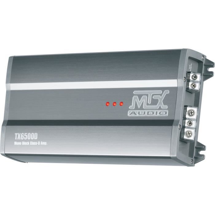 Mtx Tx6500d Amplificateur Voiture Classe D 1x500w Rms 2 Telecommande Ebc Filtres Variables